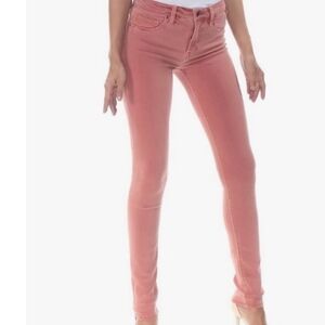 NEW Women's Juniors Hudson Jeans NICO Mid Rise Super Skinny Coloured Jeans (25)